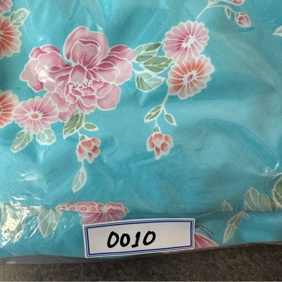 Vintage La Vie en Rose Blue Floral Y2K 90s Slip Style Maxi Dress Size L - Picture 11 of 13